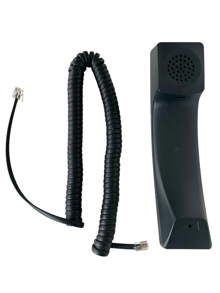 NEW Handset with cord for Yealink T57W T56A T58A IP Phone YEA-HNDST-T5X Black - Image 2 of 2