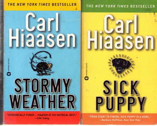 Complete Set Series - Lot of 8 Skink books by Carl Hiaasen Double Whammy Squeeze