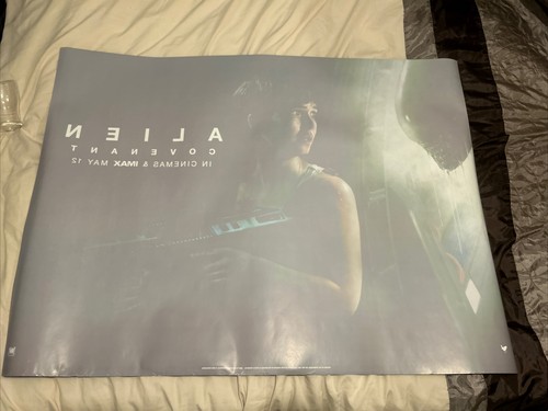 RIDLEY SCOTT'S ALIEN COVENANT ORIGINAL CINEMA QUAD POSTER DANIELS/XENOMORPH - Picture 9 of 14