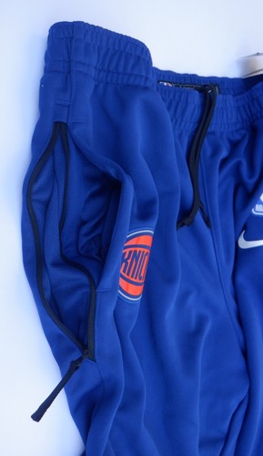 Pantaloni Nike Uomo New York Knicks Warm Up Blu Edizione Squadra Alto 35" Cucitura Interna - XL TT - Foto 9 di 16