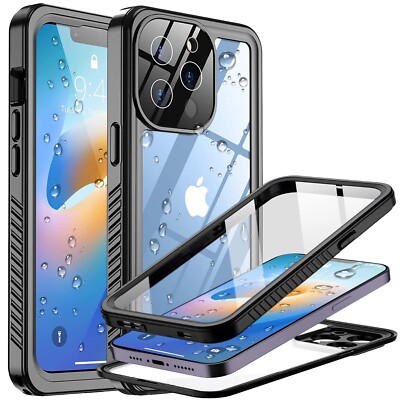 For Apple iPhone 13 / 13 Pro Max Waterproof Dustproof Shockproof Tough Full Case