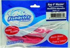 Fishbites 0033 Red Bloodworm Bag O'Worms, Small, 3-Count (1 Package)