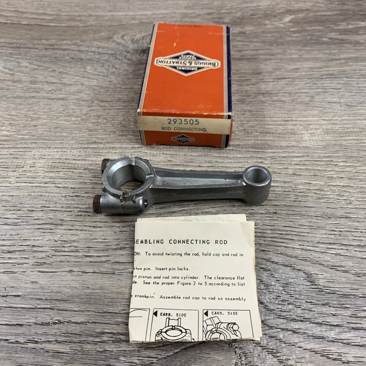 Briggs And Stratton 293505 Connecting Rod Genuine Nos Oem Part