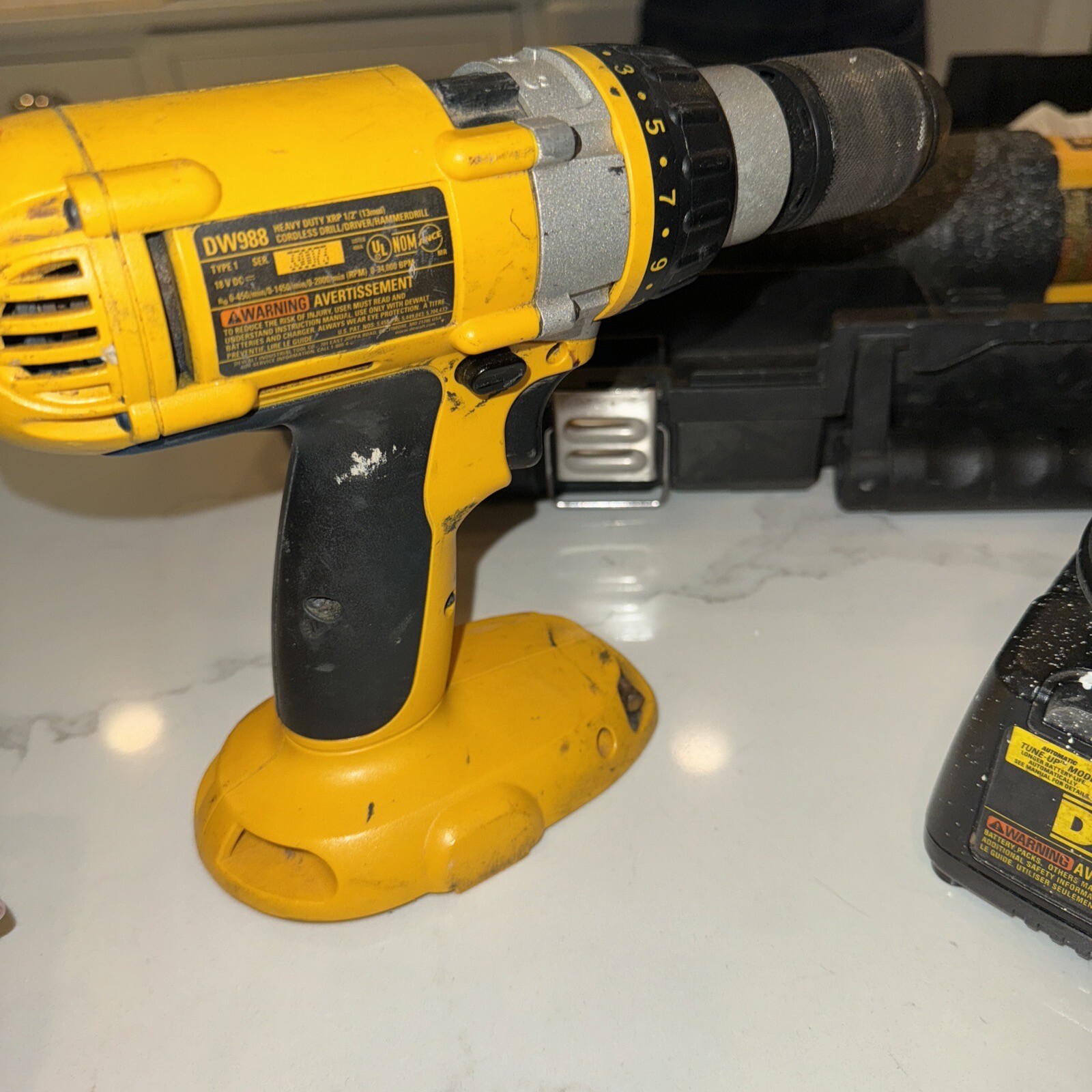 Dewalt DC988 18V XRP 1/2" Hammer Drill And Reciprocating Saw XRP 18V eBay