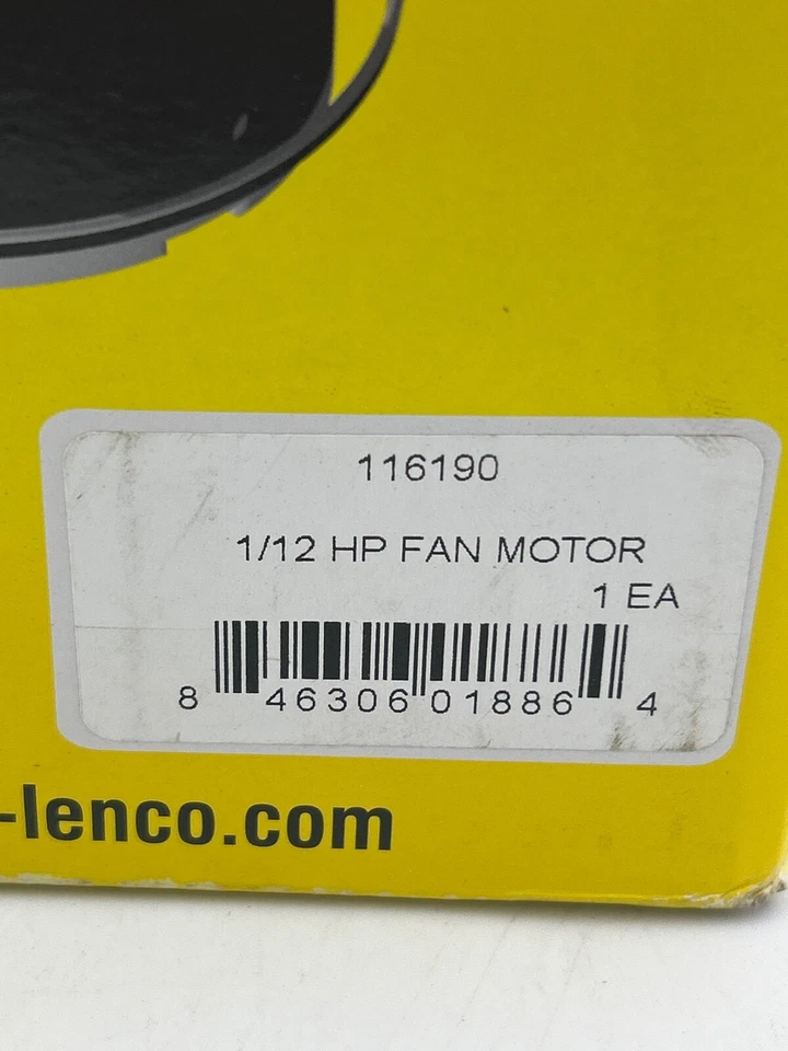 Brand New Profax 116190 Fan Motor Replacement For Miller 1/12 Hp 1550 Rpm - Изображение 2 из 3