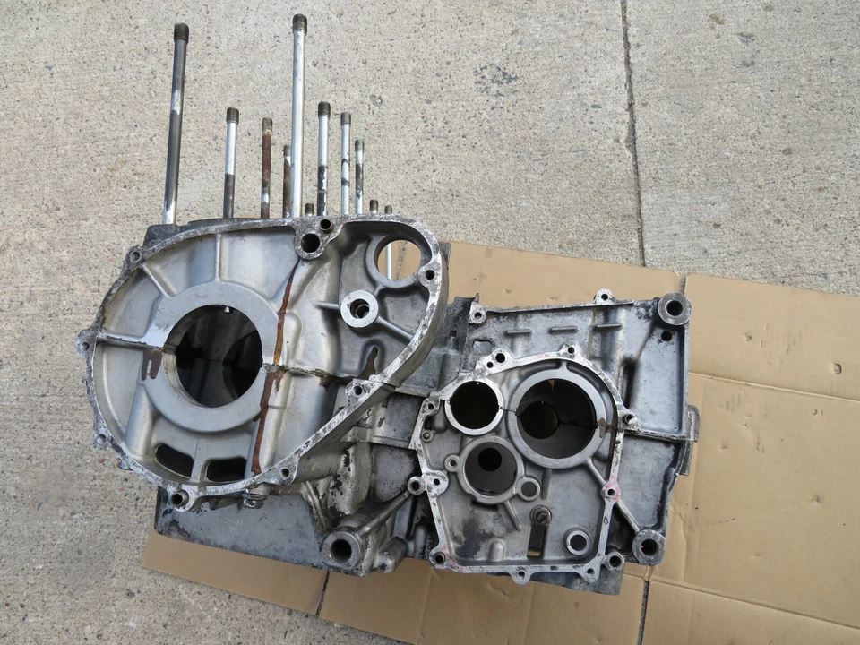 Caja del motor Kawasaki Z1 900 KZ 900 B1 / A4 caja de manivela bloque del motor 1976 K52 Foto 3 de 4