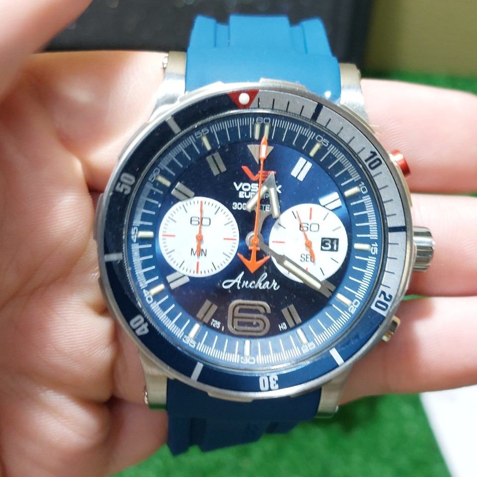 Rare Vostok Europe Anchar K162 Submarine Ltd Edition 200m Chrono Watch
