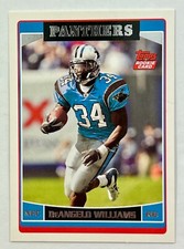 2006 Topps Rookie RC #361 DeAngelo Williams Carolina Panthers Football Card  C1