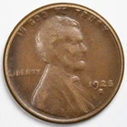 1925-S Lincoln Wheat Penny Extremely Fine (XF) - Weak Strike