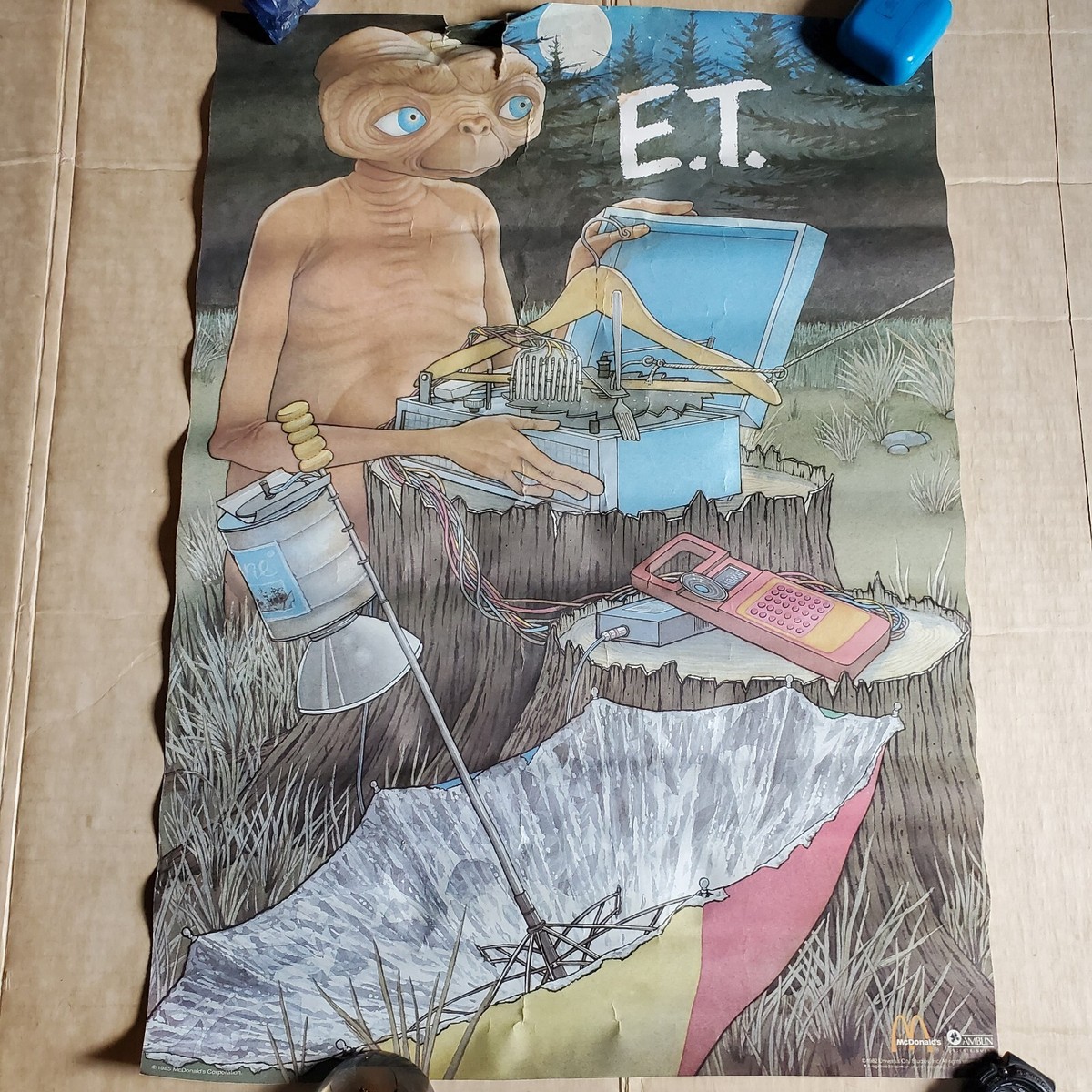 1982年 E.T マクドナルド ポスター 2枚セット アメトイ 1982年 E.T