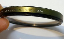Tiffen UV protector 67mm Filter made in USA w/ golden green rim