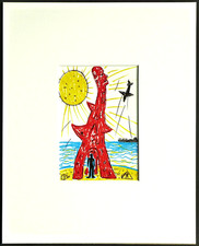 A.R. Stampa grafica a colori PENK " Delphi Heliograph 1993 ", in passepartout