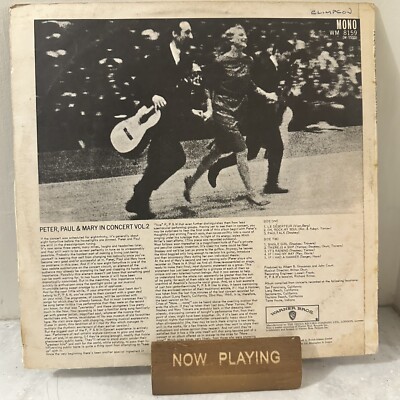 Peter, Paul & Mary – In Concert Vol.2 - Vinyl LP UK Import (Mono