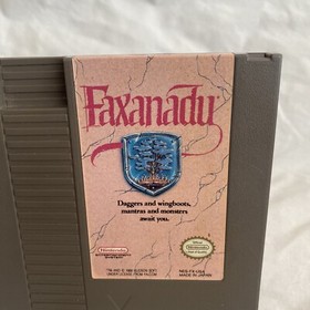 Faxanadu NES Game Only- Nintendo Entertainment System, 1989 Cleaned Tested!!