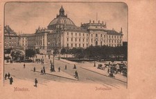 Palace of Justice Munchen Justizpalast Bavaria Germany Neo-Baroque Postcard