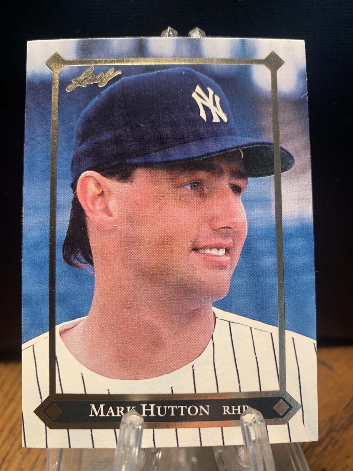 Mark Hutton #BC-6 Baseball Cards 1992 Leaf Gold Rookies trading card — raw and PSA graded price guide