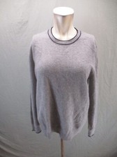 Unbranded Size M Mens Gray Crew Neck Stretch Warm Soft Winter Pullover 489