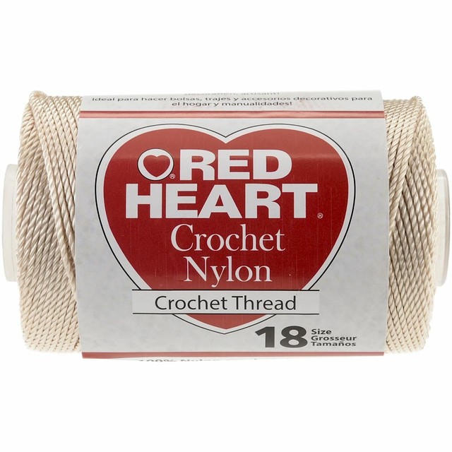 Red Heart Nylon Crochet Thread Size 18 Natural 138 16 For Sale Online