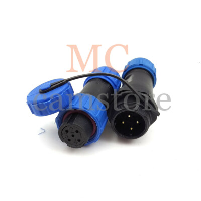 4Pin SP13 Inline Cable Coupler IP68 Waterproof Plug & Socket Connector 