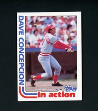 Dave Concepcion 1982 Topps In Action - Cincinnati Reds #661 NM-MT