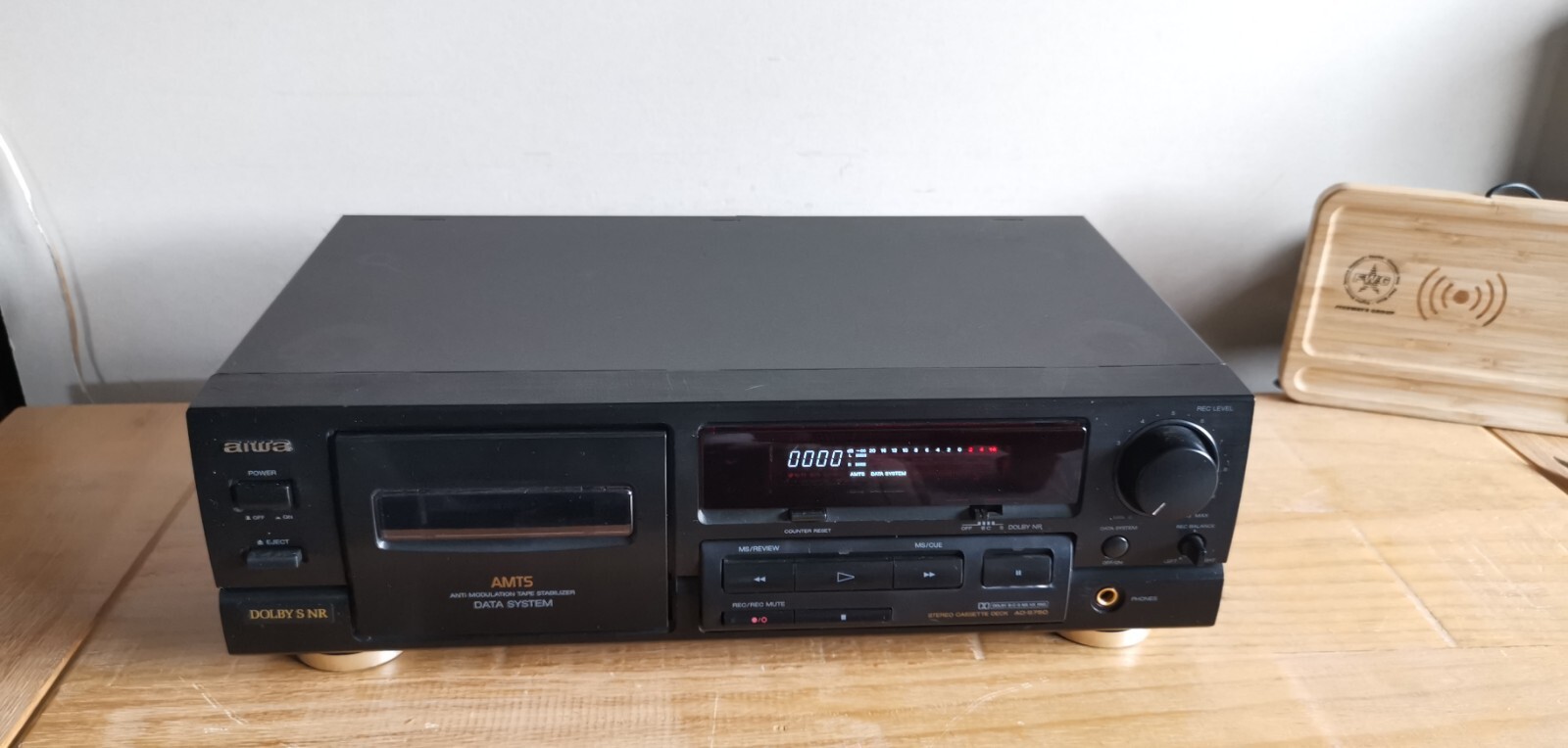 AIWA ADS750 STEREO cassette deck Dolby S NR, ANTI MODULATION TAPE
