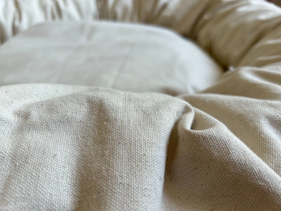 Cama de algodón natural para perros con fundas extraíbles y lavables cama no tóxica para perros Foto 3 de 4