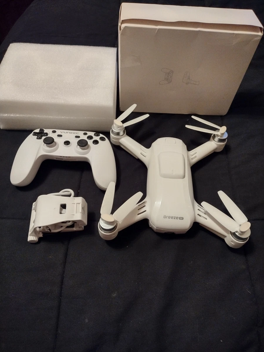 SALE Yuneec Breeze 4K Camera Drone White with 2 controllers