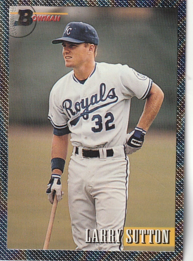 FREE SHIPPING-MINT-1993 Bowman Larry Sutton #697  ROYALS