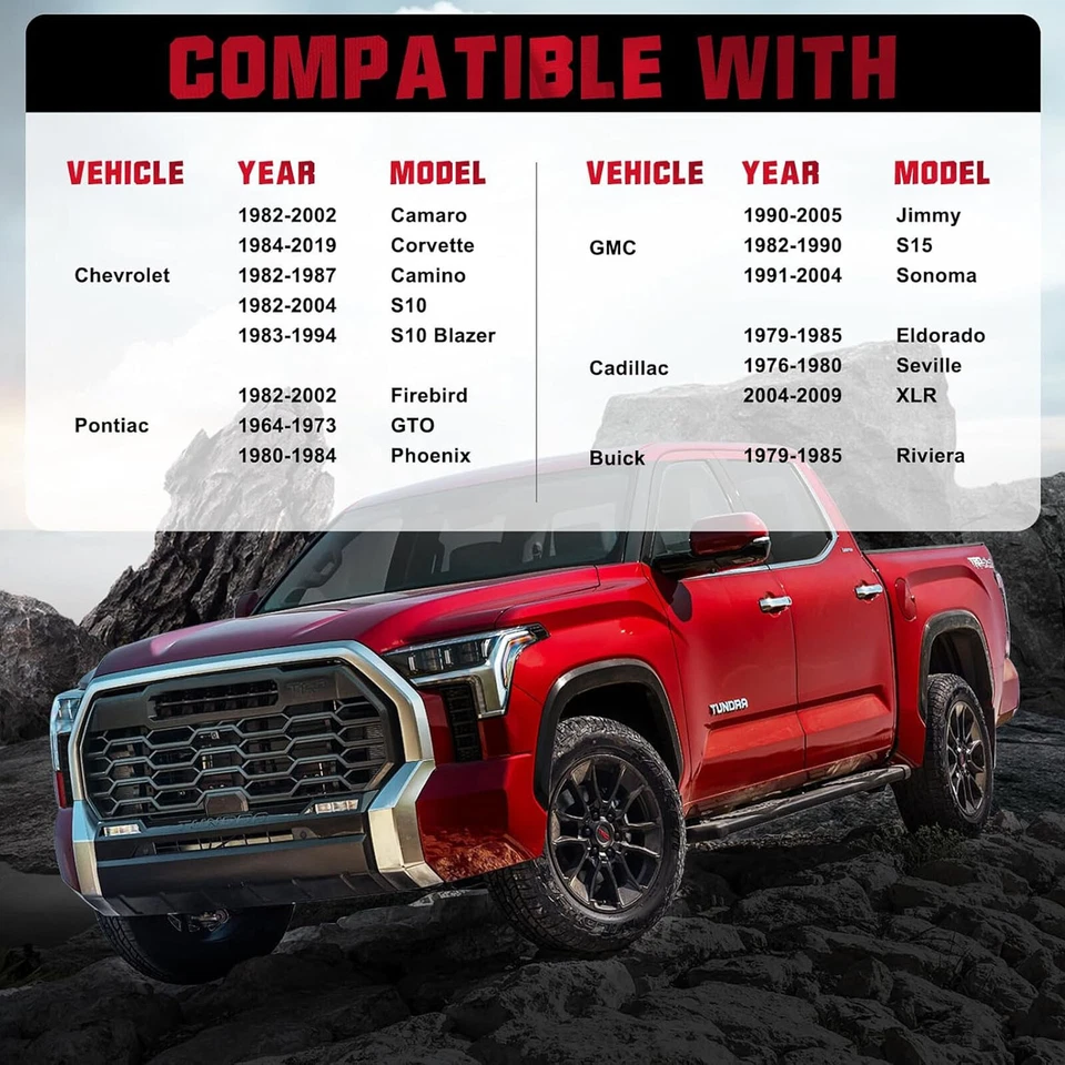 4PCS 5x120 to 5x114.3 Wheel Adapters 1.25 Inch For 1982-1990 GMC S15 - Image 3 of 4