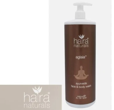 HA-RA NATURALS AGLAIA DRC AYURVEDA Ha-Ra Naturals NEU AGLAIA DRC FACE & BODY WASH HaRa SKIN Care NEU 1 L
