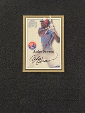 2000 Fleer Greats of the Game Autograph Andre Dawson Auto /34 Sp HOF