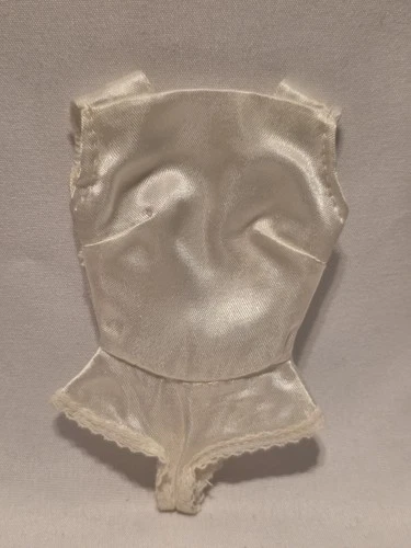 Vintage Barbie Commuter Set #916 REPRODUCTION White Satin Body Blouse