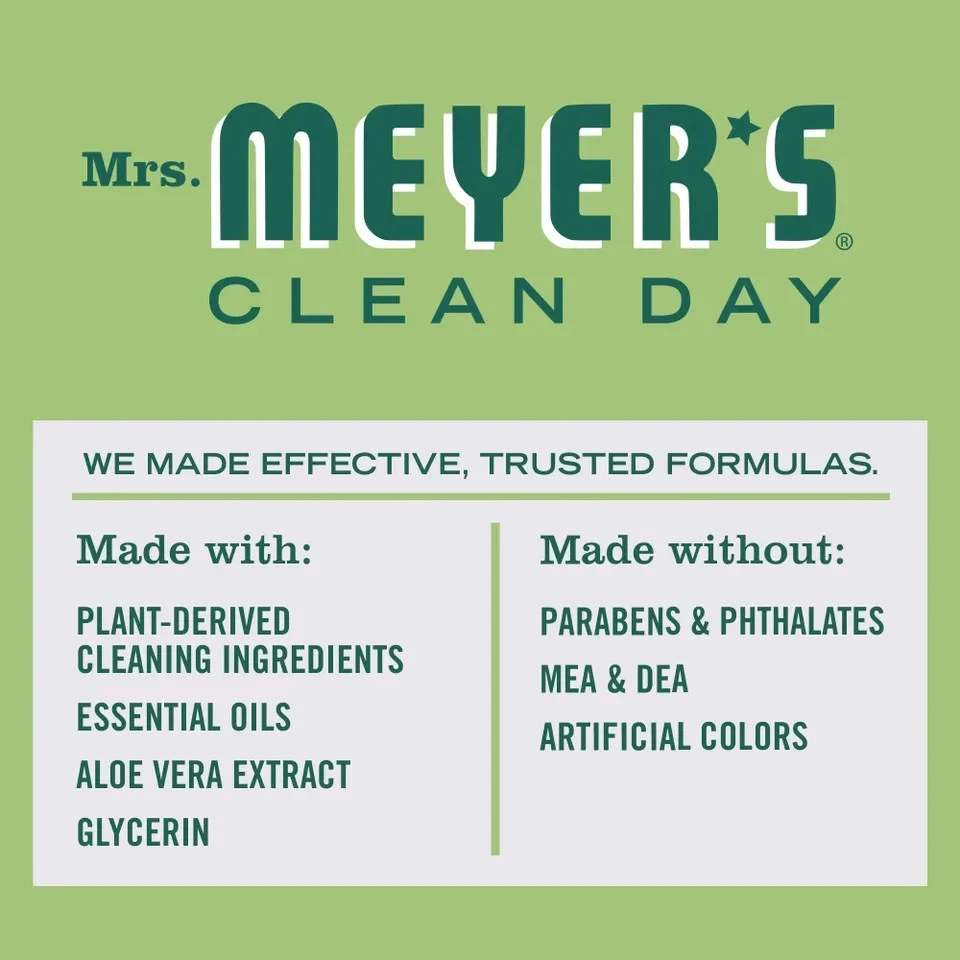 3 Pack-MRS. MEYER'S CLEAN DAY Liquid Dish Soap, Biodegradable, Iowa Pine 16fl oz - Image 4 of 4