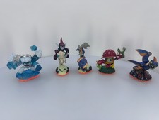Skylanders Giants Lot Of 5 Fright Rider Slam Bam LightCore Shroomboom Drobot