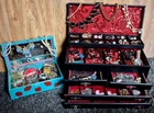 Vintage Estate Costume Jewelry Box Lot (2) Napier Monet Oneida Trifari 🔥🔥