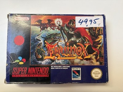 SUPER NINTENDO || EQUINOX IN OVP + SPIELEANLEITUNG || SNES || GUT ||