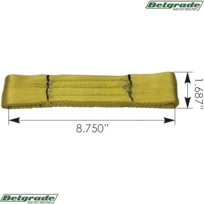 MHTS0882 Shock Strap 7.75in 17550 - TA-Series Shock - 8.22in C-to-C