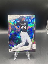 2020 Panini Chronicles Phoenix #7 Luis Robert Blue Cracked Ice 65/99