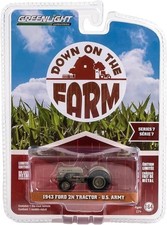 Down On The Farm 1943 Ford 2N Tractor US Army 1:64 Scale Greenlight 48070A