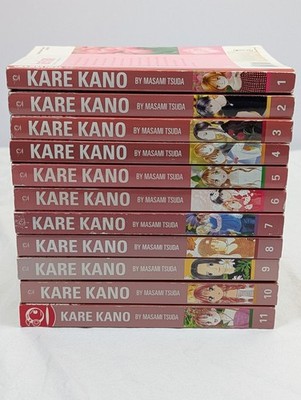 Kare Kano Manga set vol 1-11 English Paperback Romance Comedy Tokyopop 