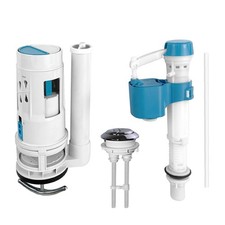 2-Inch Dual Flush Valve Kit for One-Piece Toilets - Includes 2.2" Threaded