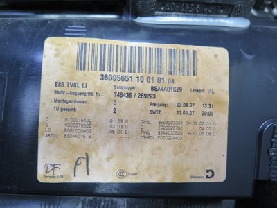 OEM BMW 03-07 Z4 Master Power Window Switch 6955043 for sale