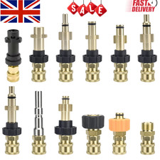 Pressure Washer Quick Connector 1/4" to Spray GunWand Lance Bayonet Adapter