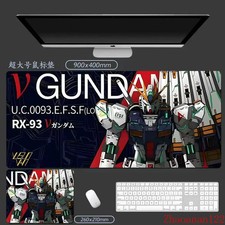 40x90cm Anime Gundam RX78 Big Mouse Pad Desk Keyboard Mat Non-Slip Fan Gift G4