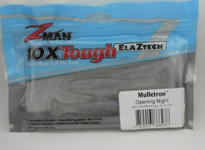 Zman MT4-263PK3 4 '' Mulletron Swimbait Öffnung Nite 3 Pk