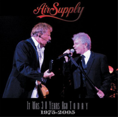Air Supply It Was 30 Years Ago Today Live (CD) Album