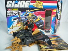 K26i16311 DESTROS DESPOILER W BOX & FIGURE COMPLETE GI JOE 1987 VINTAGE HASBRO