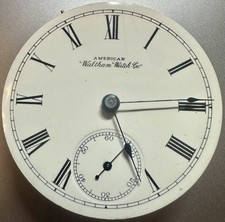 1890 18S WALTHAM Gr. 1 M. 1883 7J GILT Pocket Watch Movement Parts Repair S63