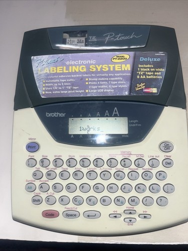 Brother P-Touch PT-2200 Label Maker No Cord Tested Working