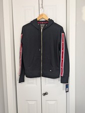 Tommy Hilfiger Sport NWT Women's Size Small Full Zip Sweatshirt Hoodie Navy Blue